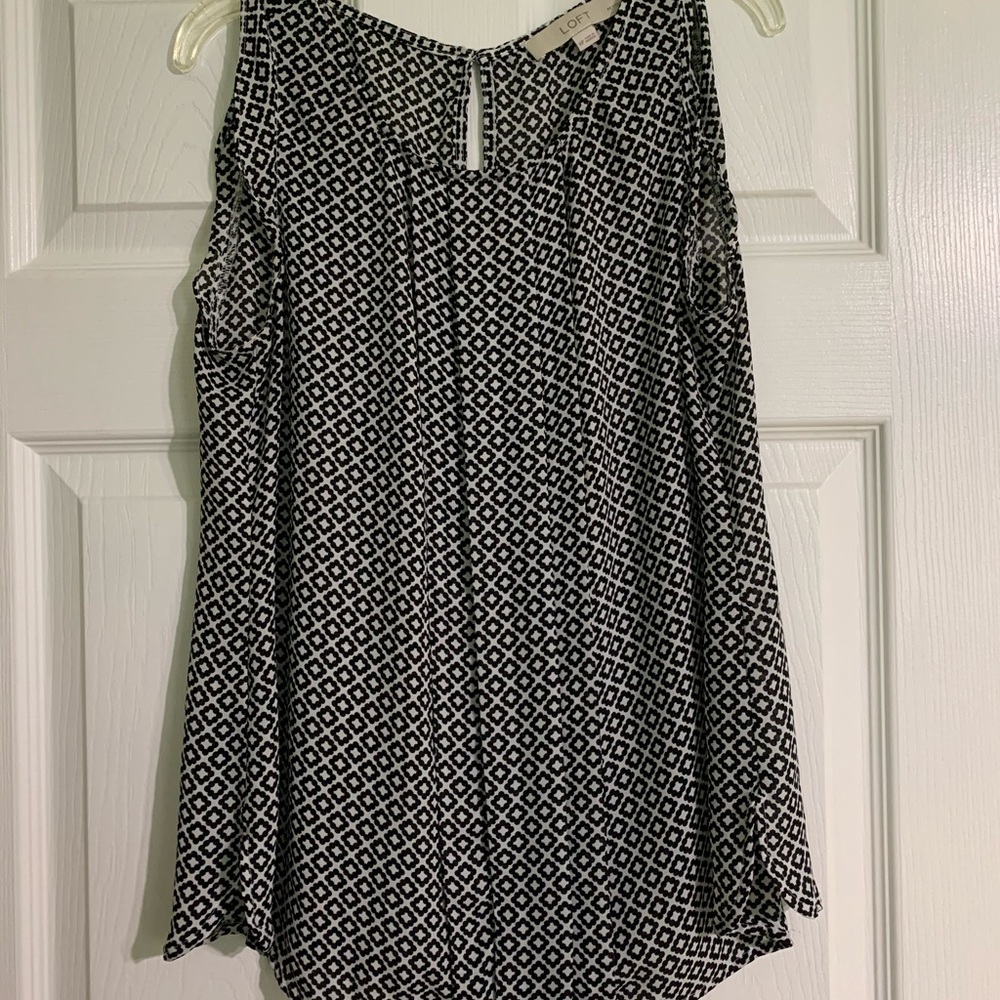 Ann Taylor Ruffle Blouse